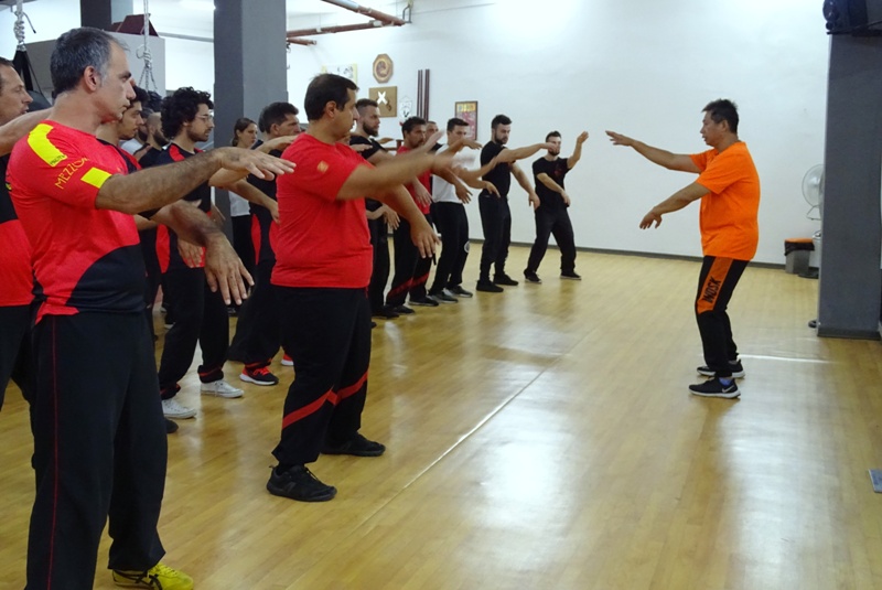 Kung Fu Academy di Sifu Mezzone Caserta Seminario di Weng Chun Tang Yik con GM Sunny So in Italia presso la scuola di arti marziali di wing chun e kung fu a Caserta (2)